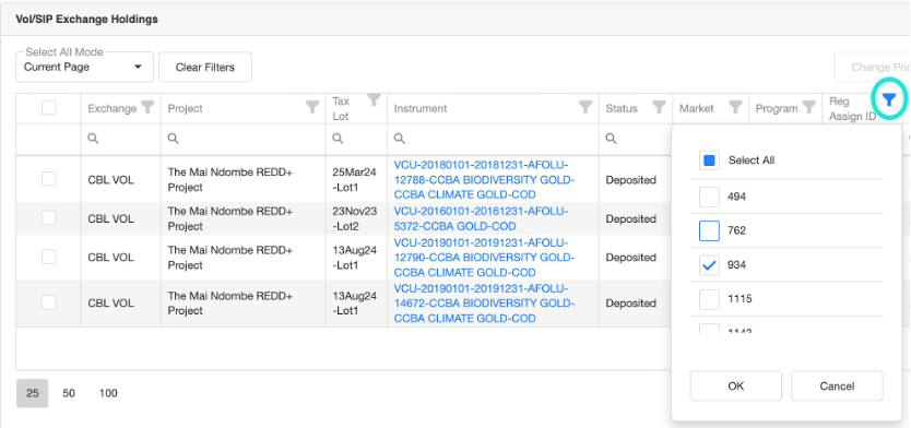 Managing VCM Deposits